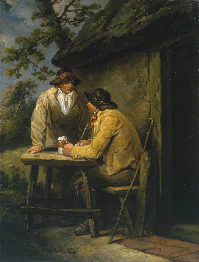 Fuori dalla porta della birreria - National Gallery, Londra